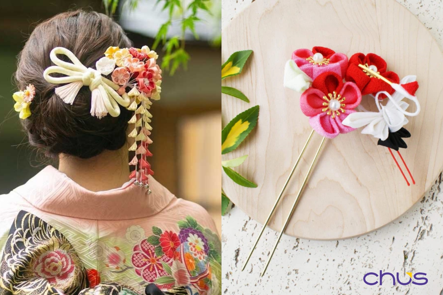 Japanese kanzashi: Formal and seasonal