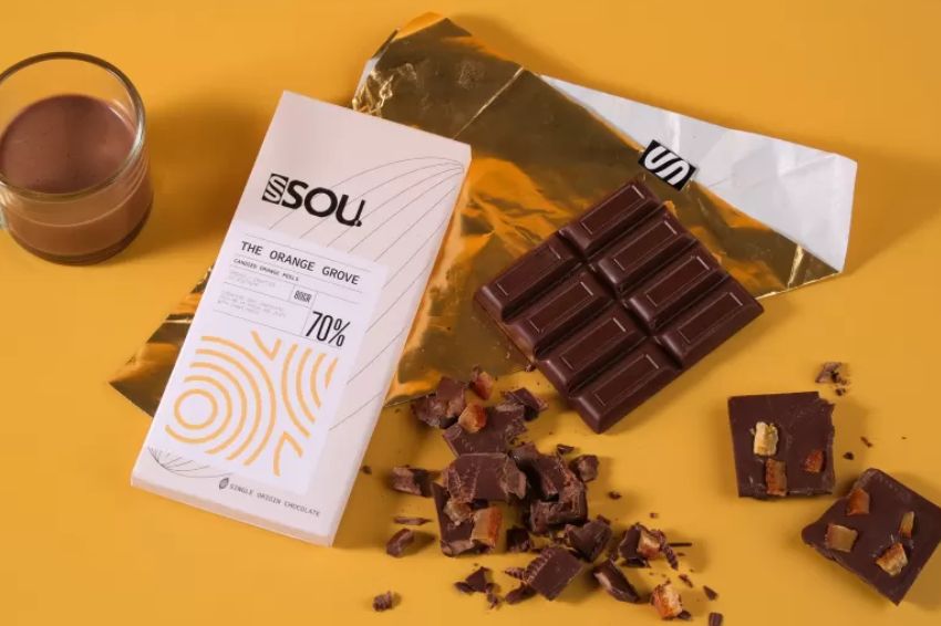 Image 01. Rich dark chocolate that's both delicious and beneficial for brain health