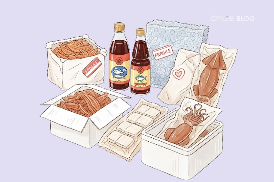 Bảo quản đúng cách giúp đặc sản biển giữ nguyên hương vị khi làm quà tặng