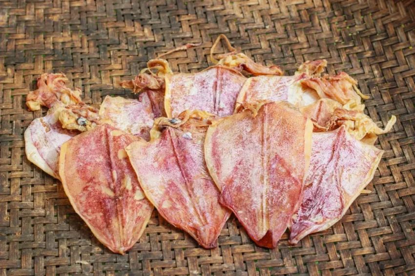 Dried squid delivering intense, concentrated ocean flavors from Vietnam's pristine coastline