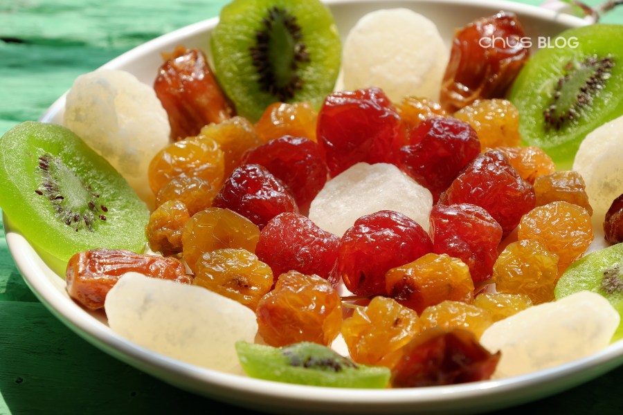 Dried chewy fruit candy - easy-to-carry Vietnamese specialties