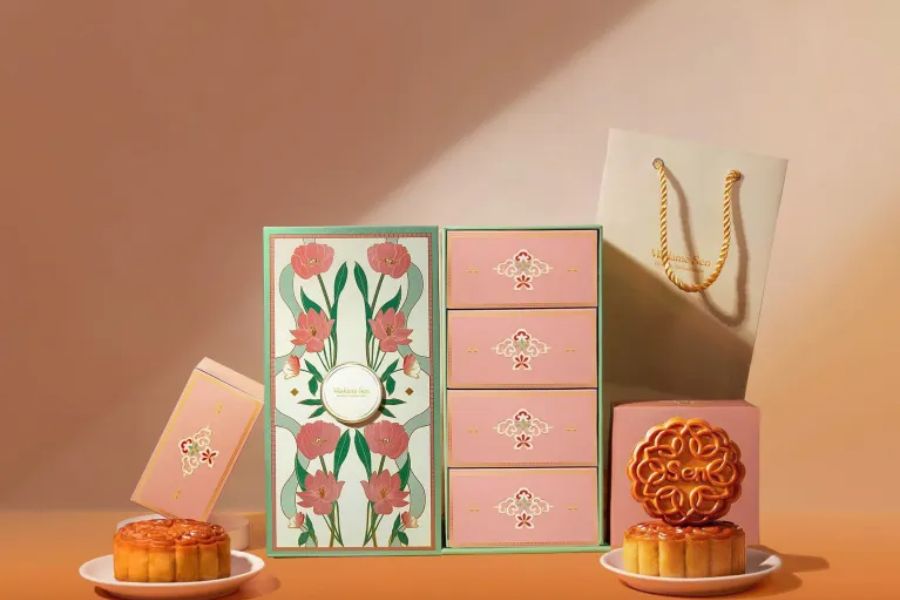 Ảnh 07. Vườn Hoa Giao Mùa với họa tiết độc quyền và hương vị bánh sáng tạo