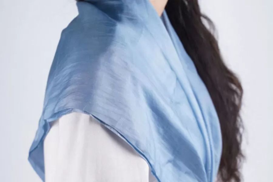 Image: Elegant silk scarves that score points with bosses through gentle sophistication