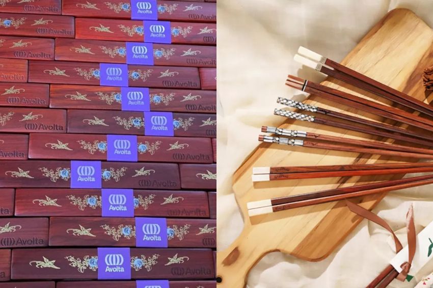 Ảnh 06. Hộp đũa gỗ in logo doanh nghiệp - sự kết hợp hoàn hảo giữa truyền thống và hiện đại