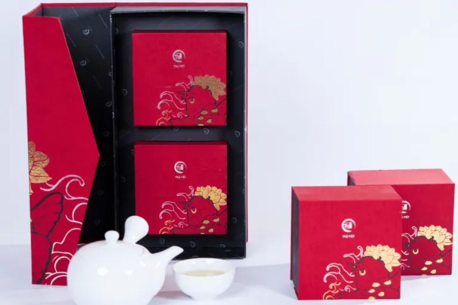 Ảnh 06. Quà tặng trà đẹp mắt, tinh tế và mang nhiều trải nghiệm