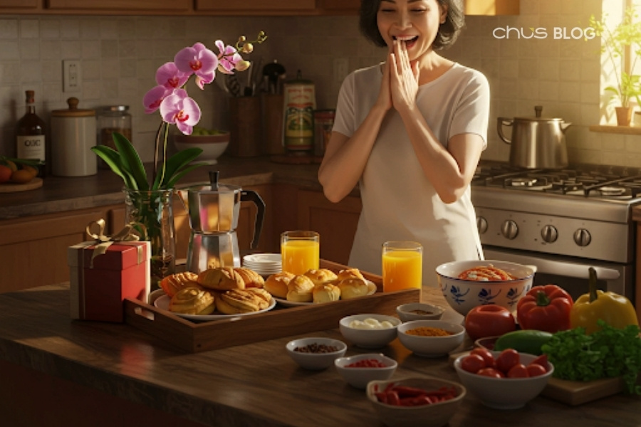 Những lời tâm sự ngọt ngào gửi gắm yêu thương - Khi khoảng cách không thể ngăn cản tình mẹ con bền chặt.