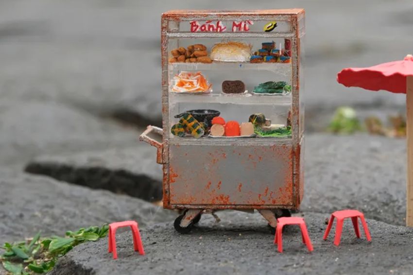 Ảnh 05. Tặng mô hình thu nhỏ, gửi những góc thân thương Việt Nam
