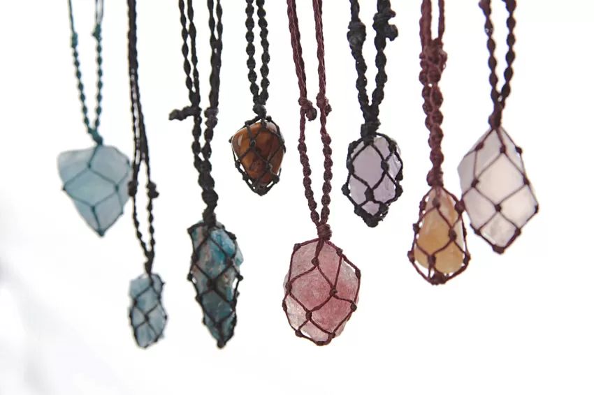 Image 07. Feng shui stone necklaces, sending skillful wishes with a touch of "spirituality"