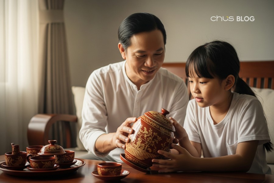 Lacquerware tradition through many generations - an immortal cultural gift