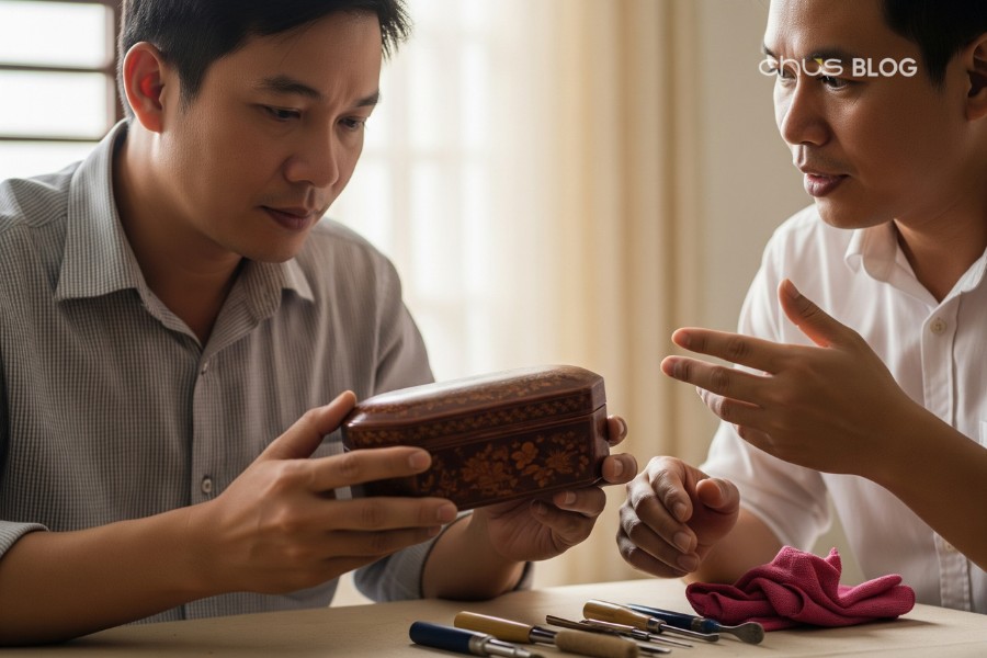 Quick action when lacquerware has problems prevents serious damage