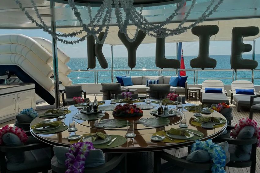 An ultra-luxurious setting for Kylie Jenner’s 27th birthday 