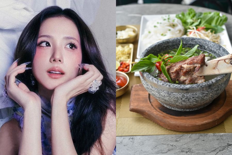 Jisoo không thể rời Việt Nam mà không thử phở một lần nữa