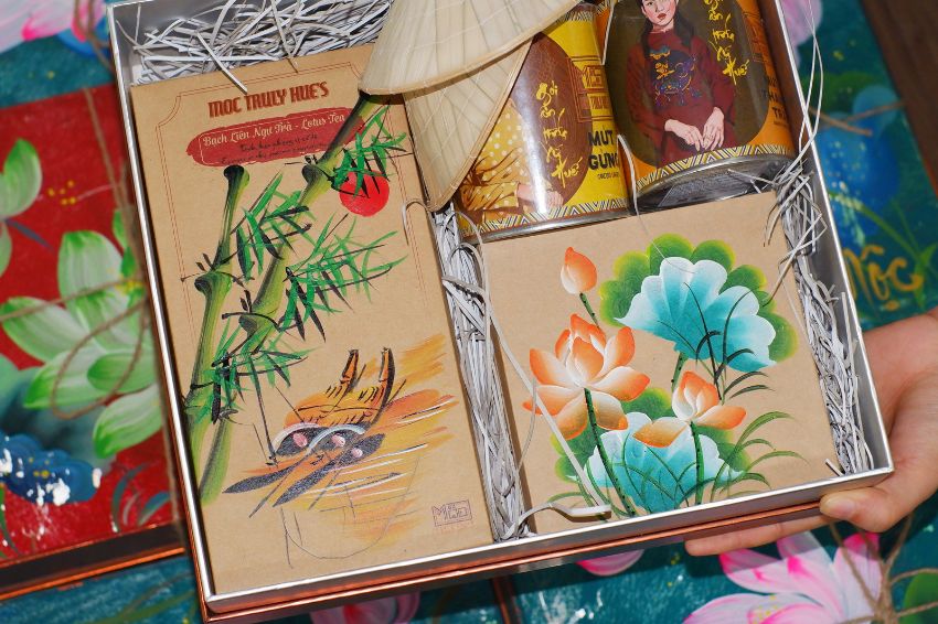 Traditional Vietnamese motifs on handcrafted products