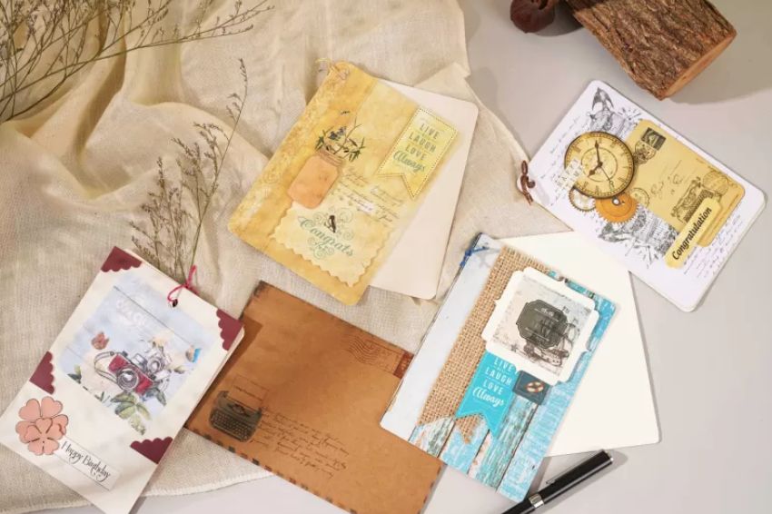 Image 05. Unique handmade cards create gentle, unforgettable feelings