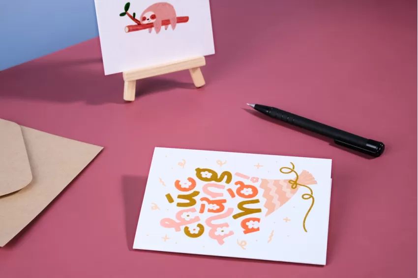 College and high school graduation cards often carry joyful vibes