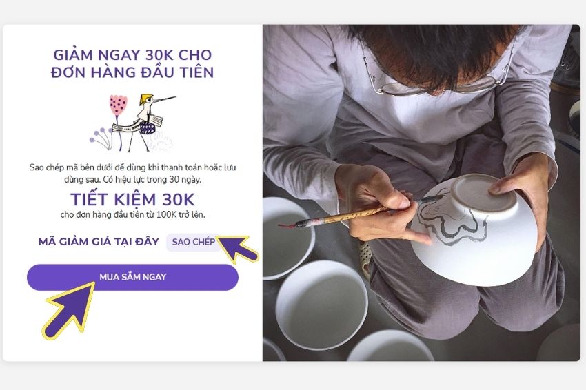 Ảnh 07. Mã giảm giá hiện ra