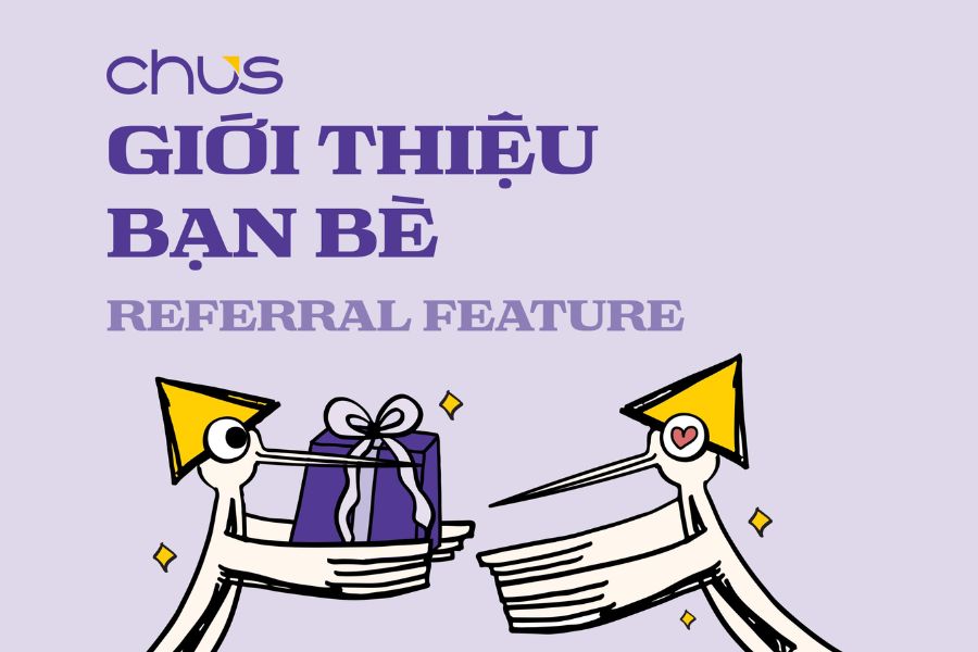 Ảnh 00. Mời bạn bè mua sắm cùng CHUS