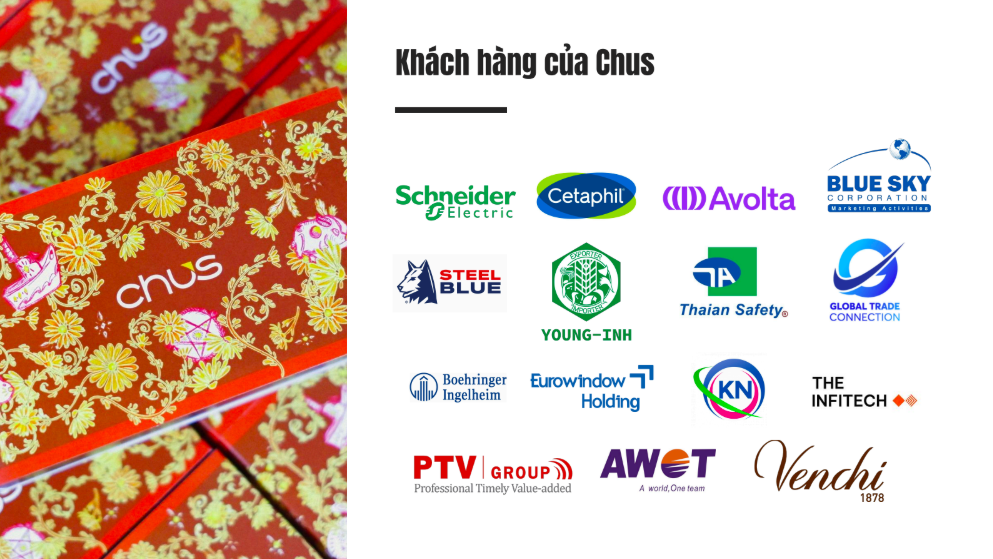 các đơn vị từng hợp tác với Chus