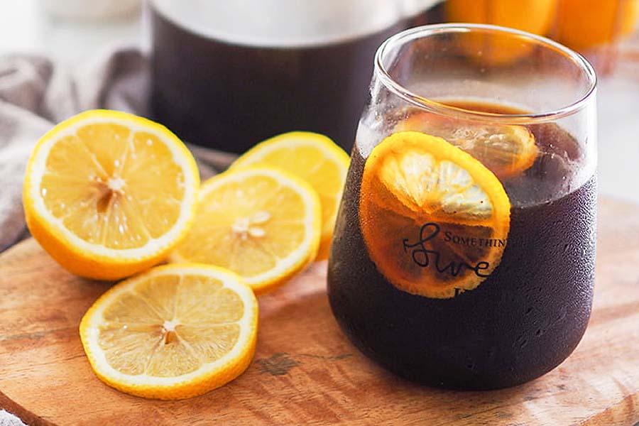 Cà phê ủ lạnh, cà phê ủ lạnh trái cây, cold-brew coffee, fruity cold brew coffee, cà phê ủ lạnh cam, orange cold brew