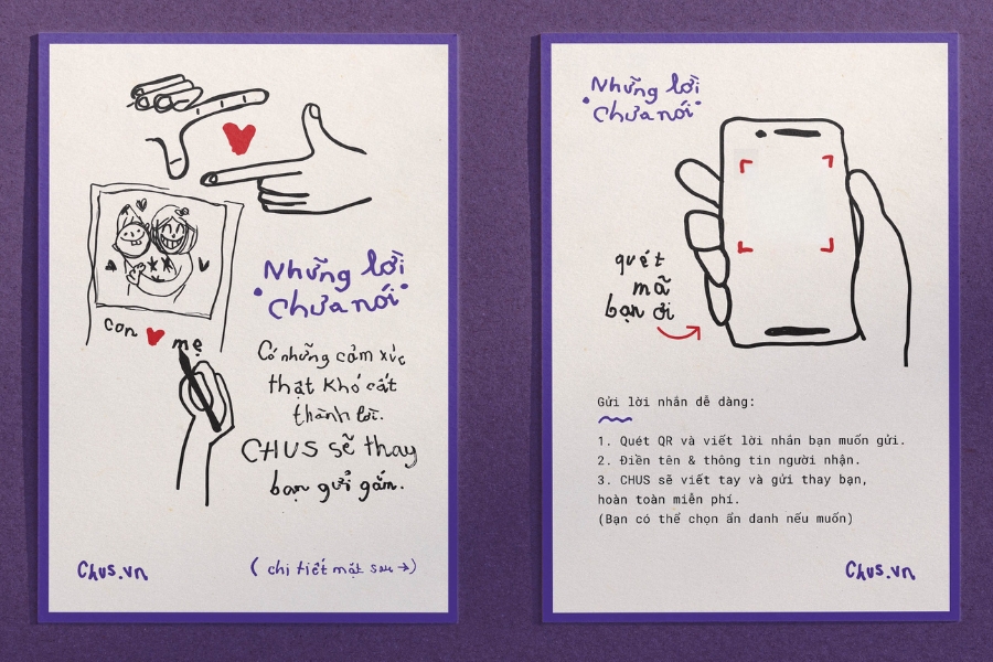 Mỗi tấm postcard là một lời nhắn từ tận đáy lòng