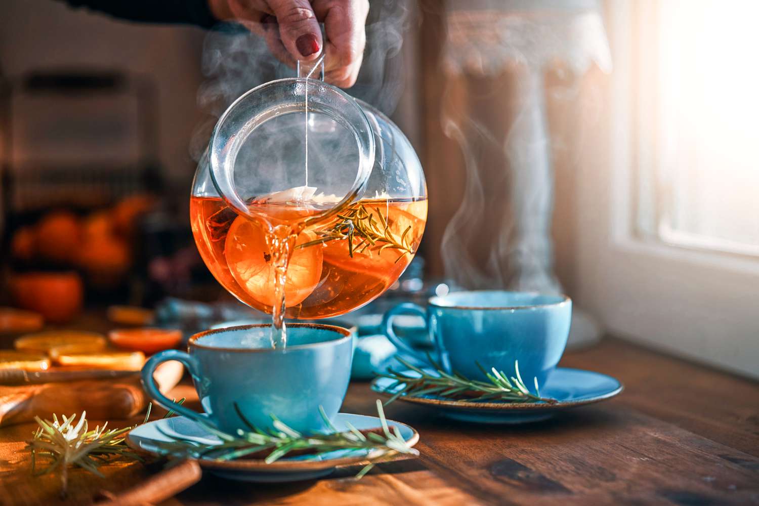 Trà, tea, uống trà, drinking tea