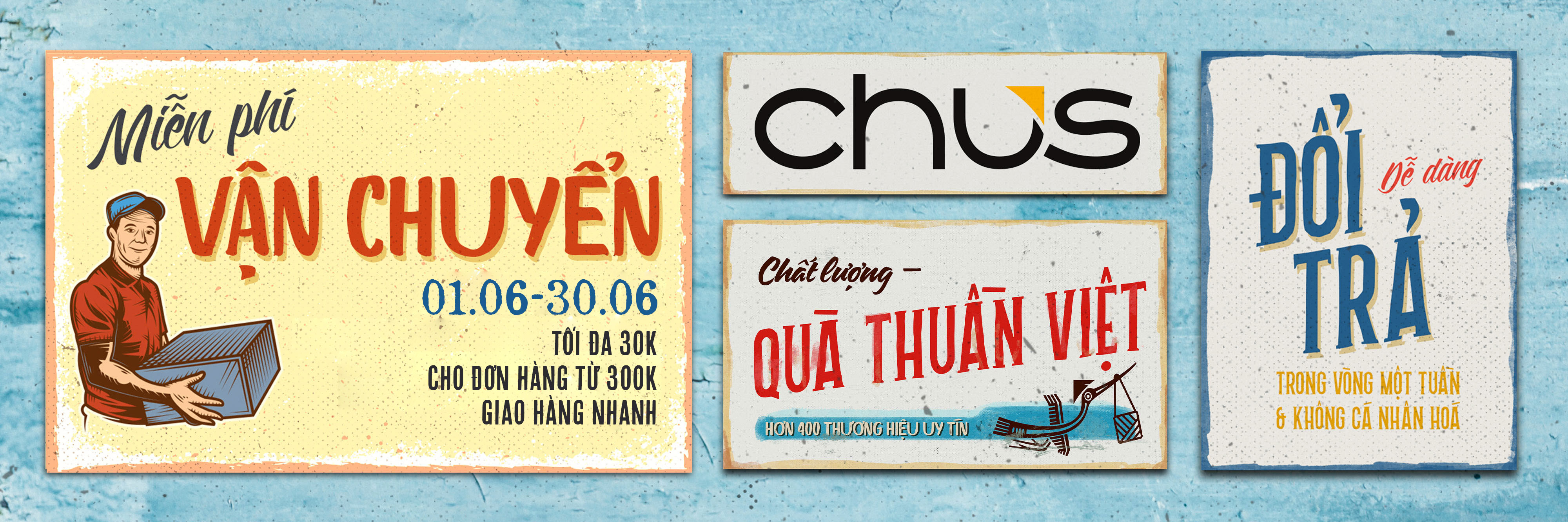 Miễn phí vận chuyển tháng 6
