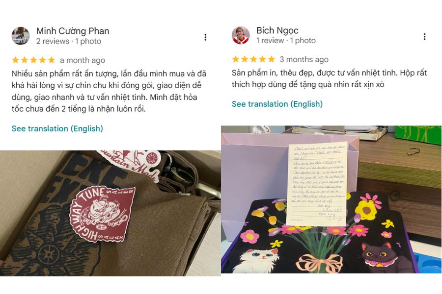 Khách review CHUS 1