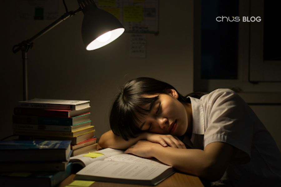 Giấc ngủ 8 tiếng mỗi đêm - "siêu năng lực" giúp giữ tinh thần ổn định mùa thi, củng cố kiến thức và tăng khả năng tập trung.
