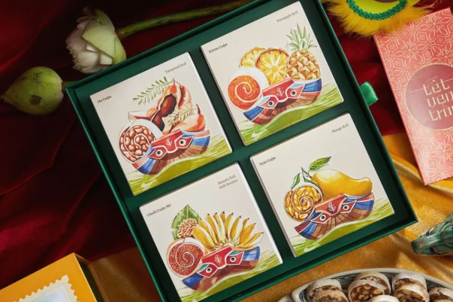 Hộp quà "Sắc Xoài" mang hương vị đặc trưng Nam Bộ