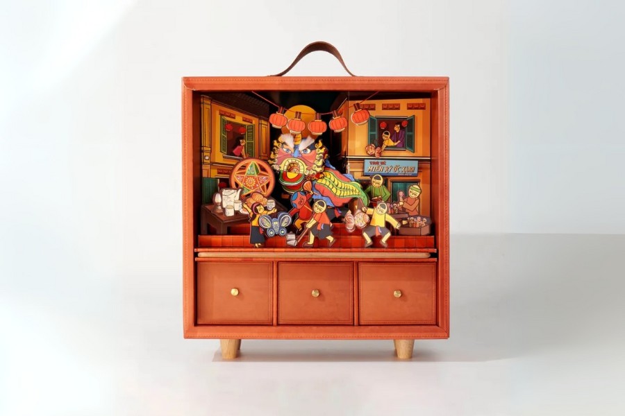 Traditional colors intertwined with modernity in every delicate detail