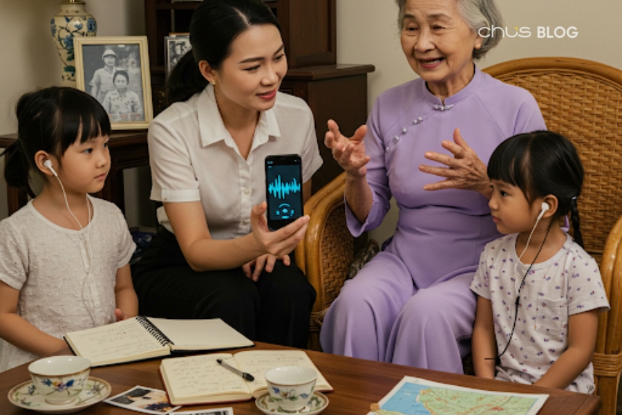Giọng cười của mẹ được lưu giữ mãi mãi - di sản tinh thần quý giá nhất của mỗi gia đình.