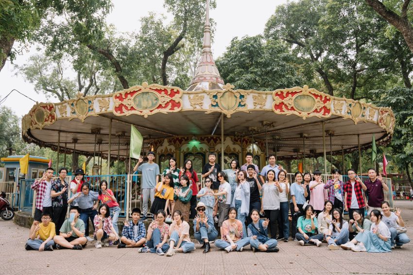 Ảnh 06. Chụp ảnh kỷ yếu lớp 12 ở công viên là một ý tưởng dễ thực hiện (Ảnh: Internet)