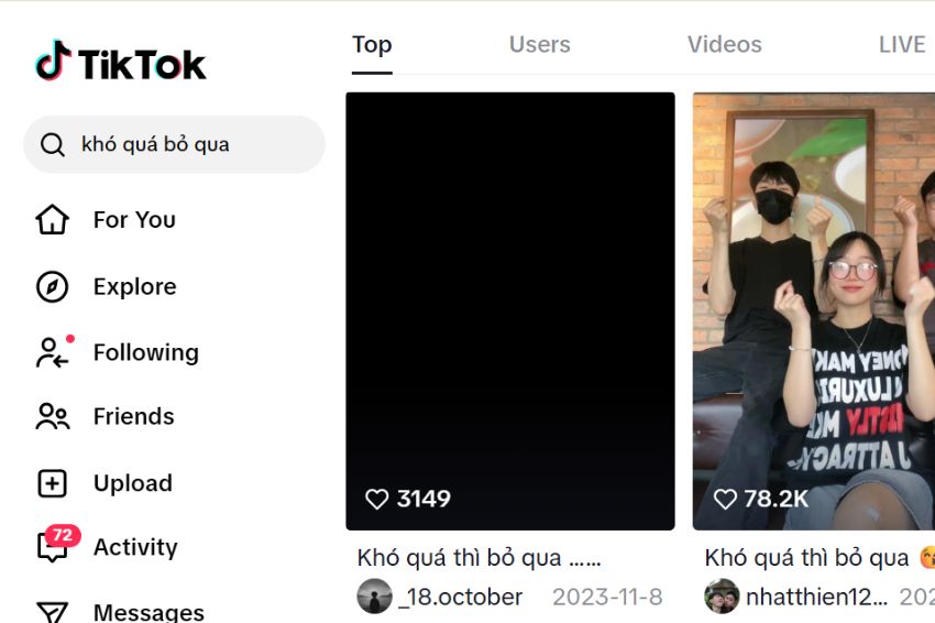 Ảnh 02. Hẳn ai trên đời cũng từng một lần “khó quá bỏ qua” (Ảnh chụp màn hình)