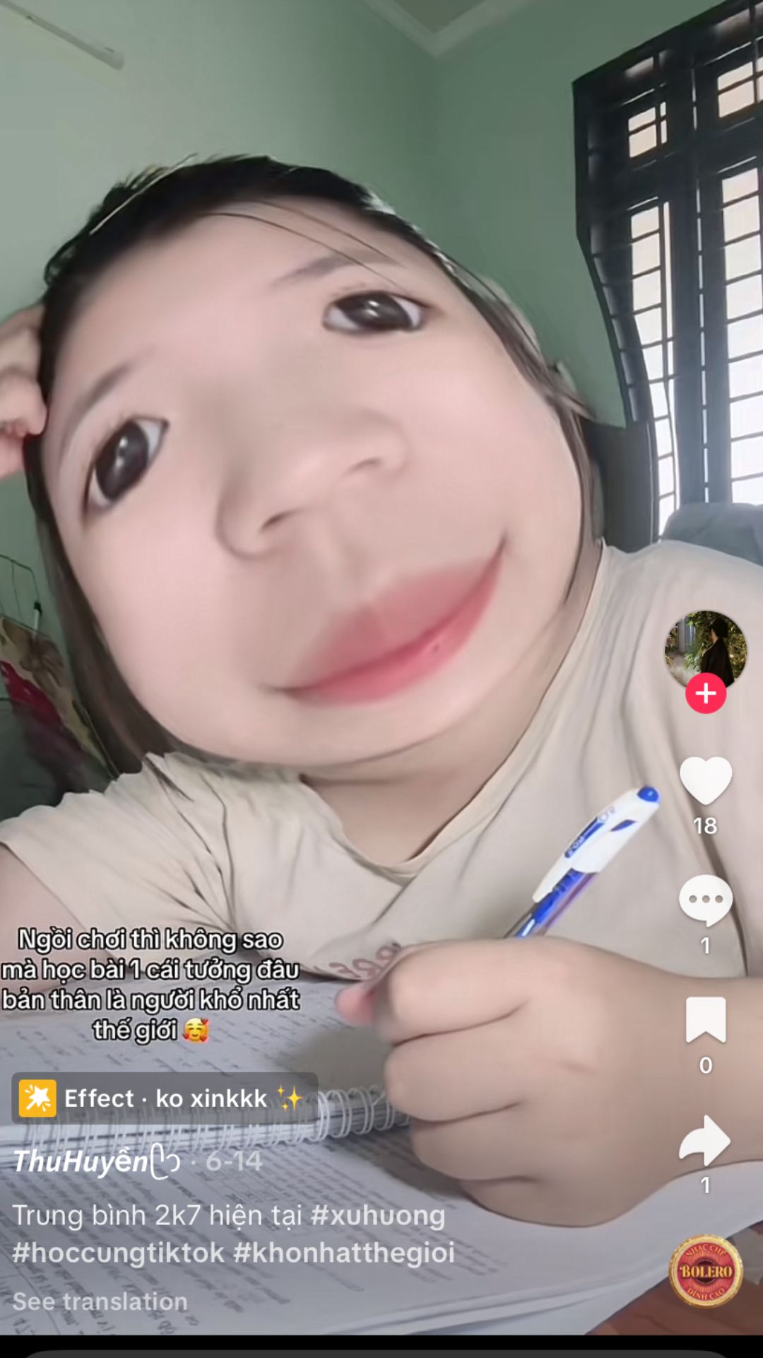 Ảnh 05. Học bài khổ nhất thế giới