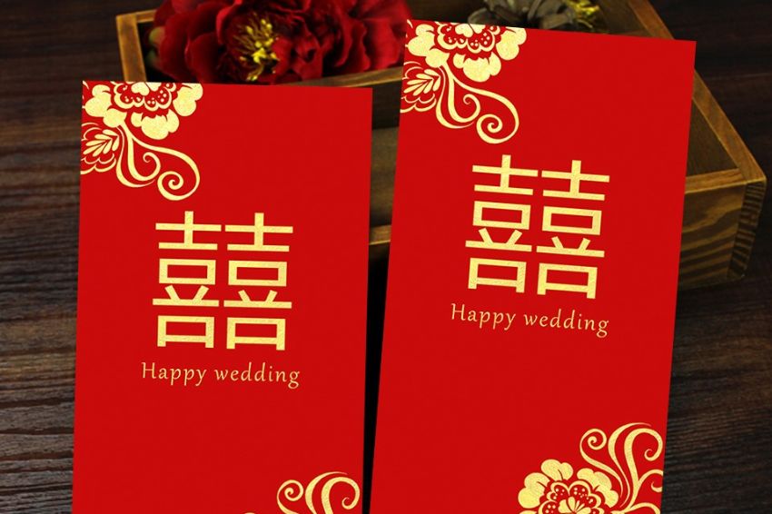 Ảnh 02. Phong bì tiền mặt trong đám cưới truyền thống Việt Nam vốn rất quen thuộc