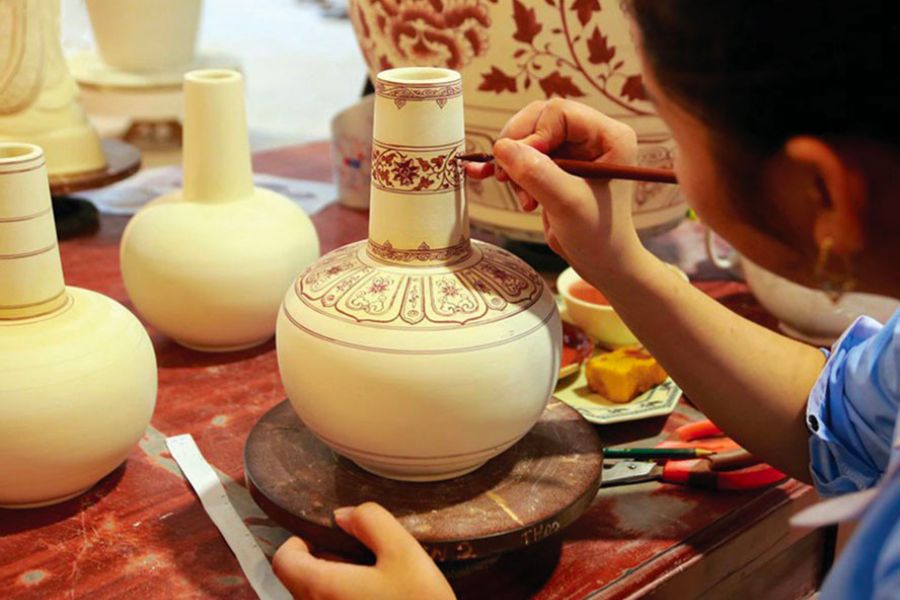 Gốm, gốm sứ, ceramics, gốm Việt Nam, Vietnamese ceramics, làng gốm Chu Đậu, Chu Dau ceramic villages