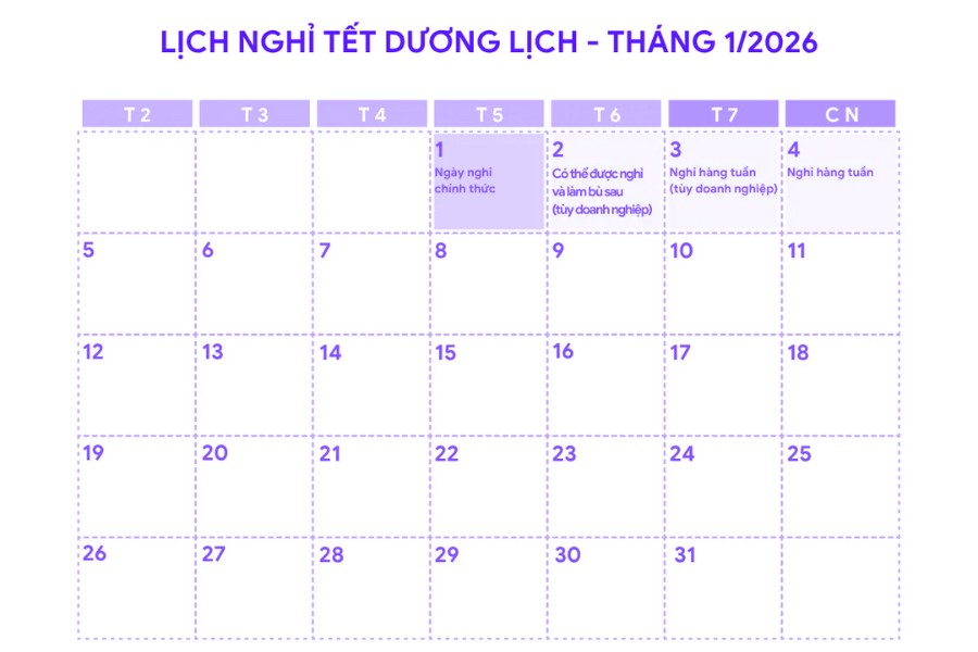 New Year's Day 2026 holiday announcement: Officially 1 day, is there compensatory leave?