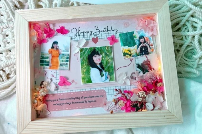 Ảnh 04. Những khung tranh từ De Florist Saigon luôn tinh tế và đầy yêu thương