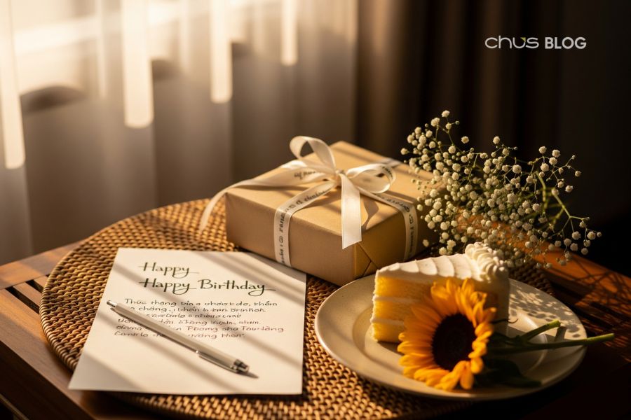 Lời chúc sinh nhật ngọt ngào nhưng không sến, thể hiện tình cảm chân thành với bestie