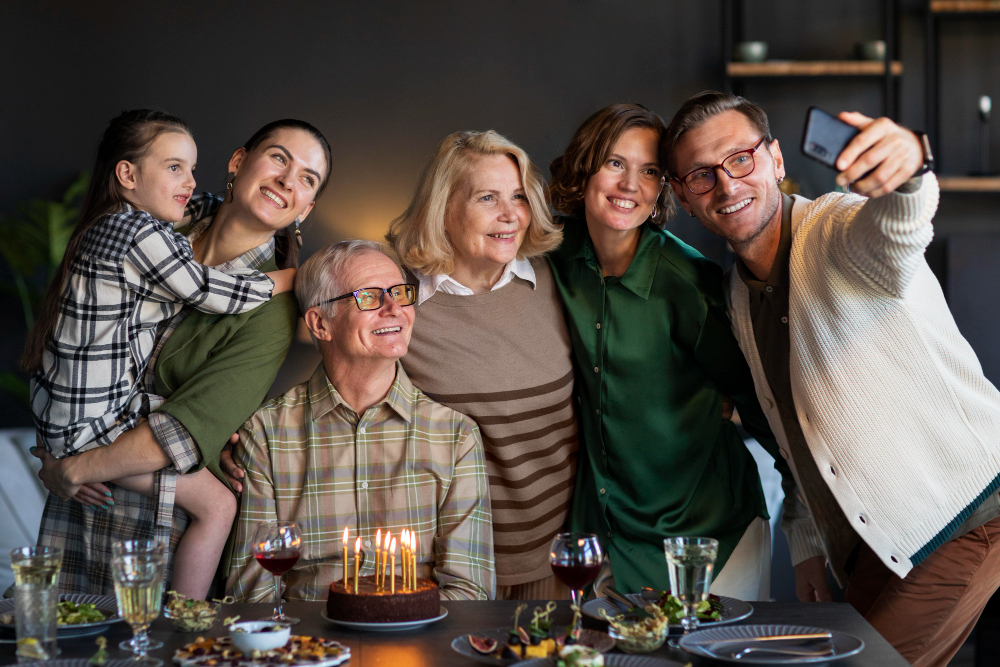 family party for both mom and dad
