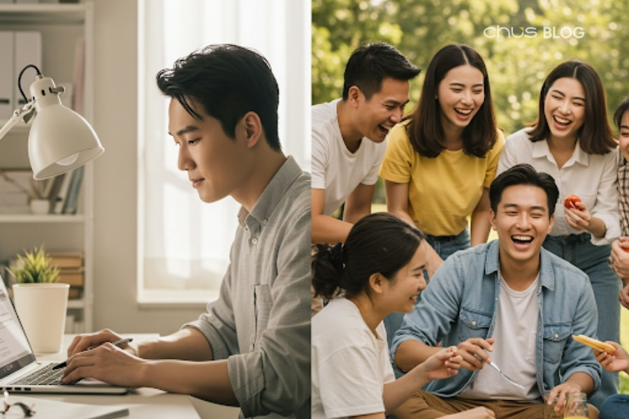 Lời chúc cho sự cân bằng trong cuộc sống và công việc