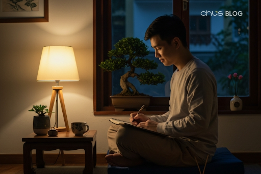 Soft light lamps - mind-soothing natural therapy, creating the optimal relaxation environment for summer sleep.
