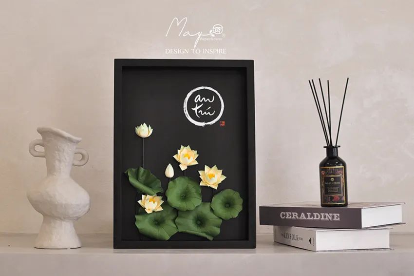 Tranh hoa giấy không ngừng nâng cấp để phù hợp với thẩm mỹ hiện đại