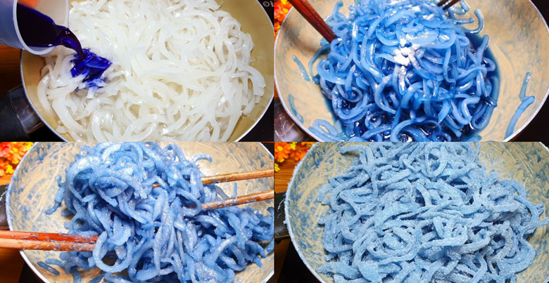 mứt dừa, cách làm mứt dừa, candied coconut ribbons, recipe