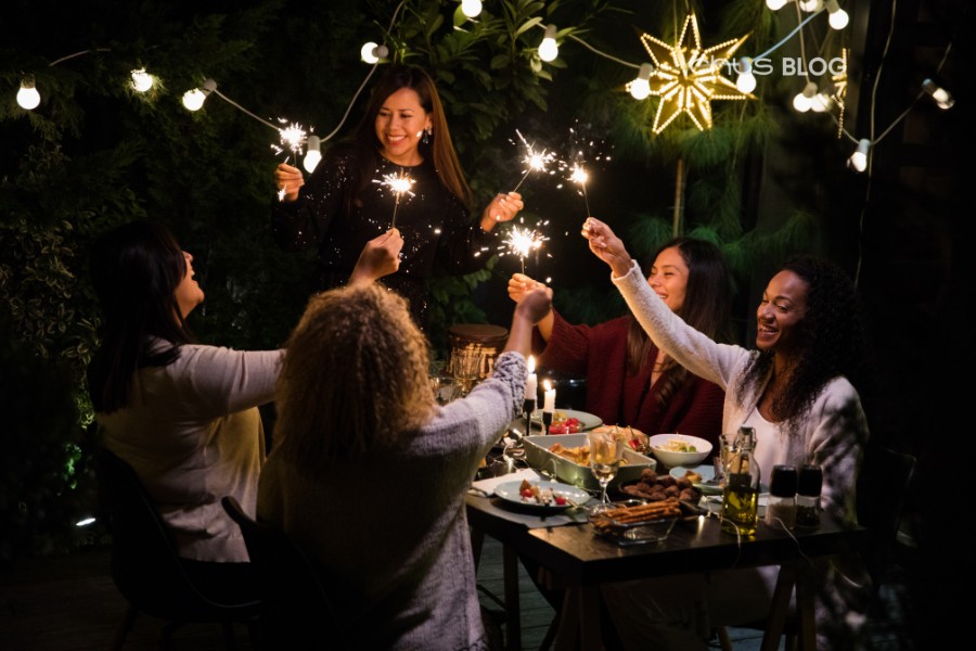 Home birthday party menu with diverse appealing dishes