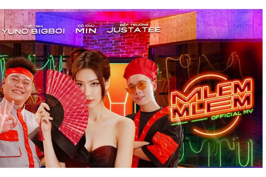 Ảnh 05. Ca khúc MLEM MLEM do MIN X JUSTATEE X YUNO BIGBOI thực hiện đạt đến 40 triệu view!