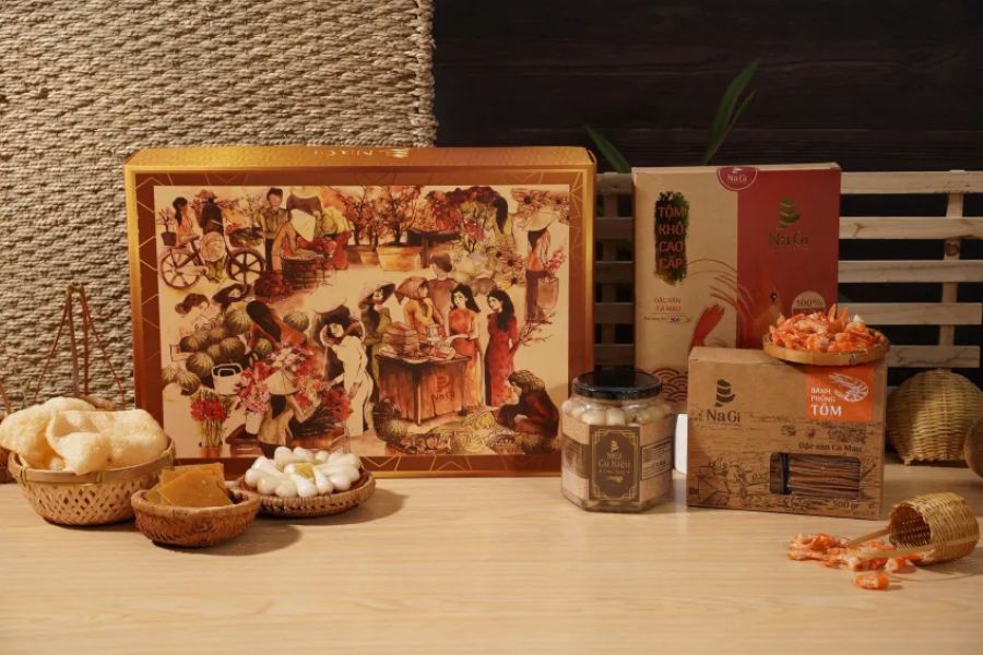 Ảnh 12. Hộp quà đặc sản miền Nam với nhiều hương vị đặc sắc giao thoa