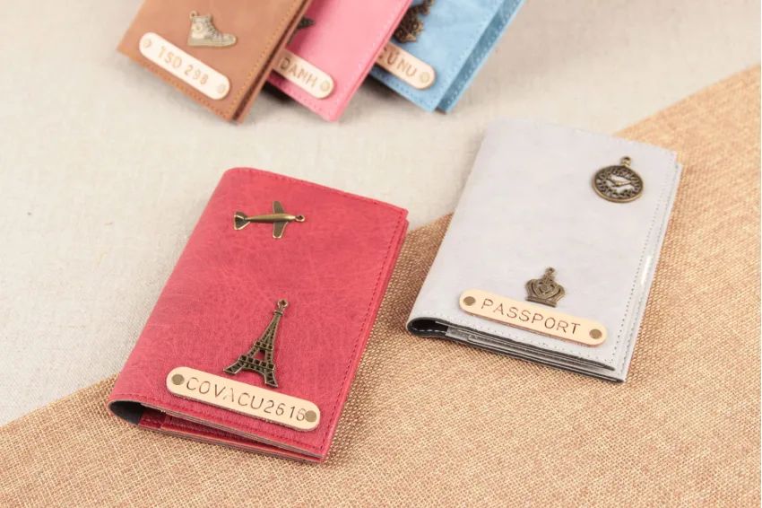 a personalized passport holder as christmas gift