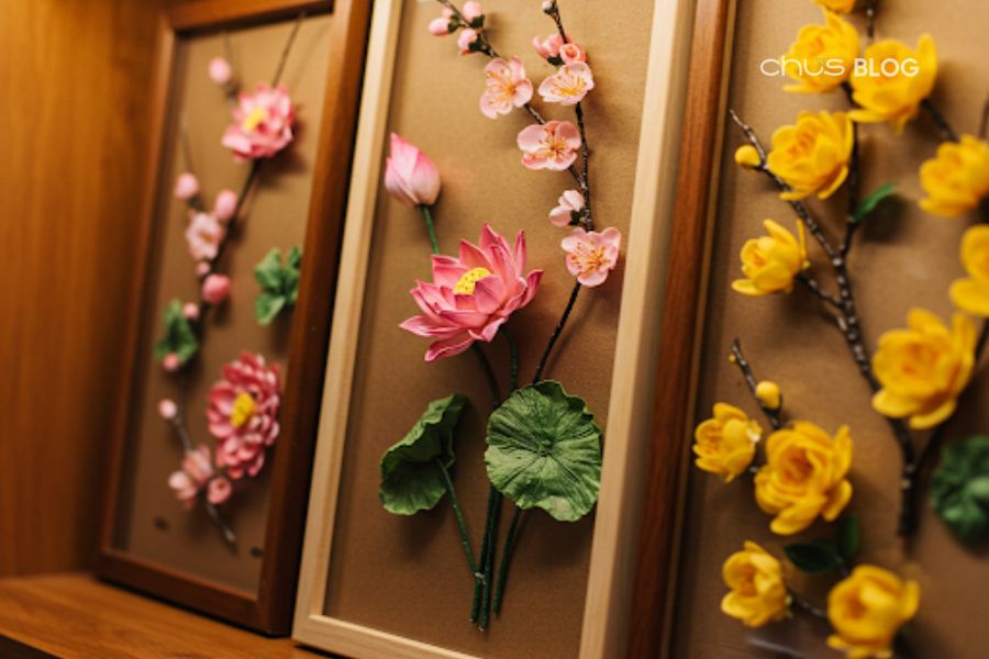 Each flower petal is carefully preserved and arranged to create vivid, long-lasting artwork.