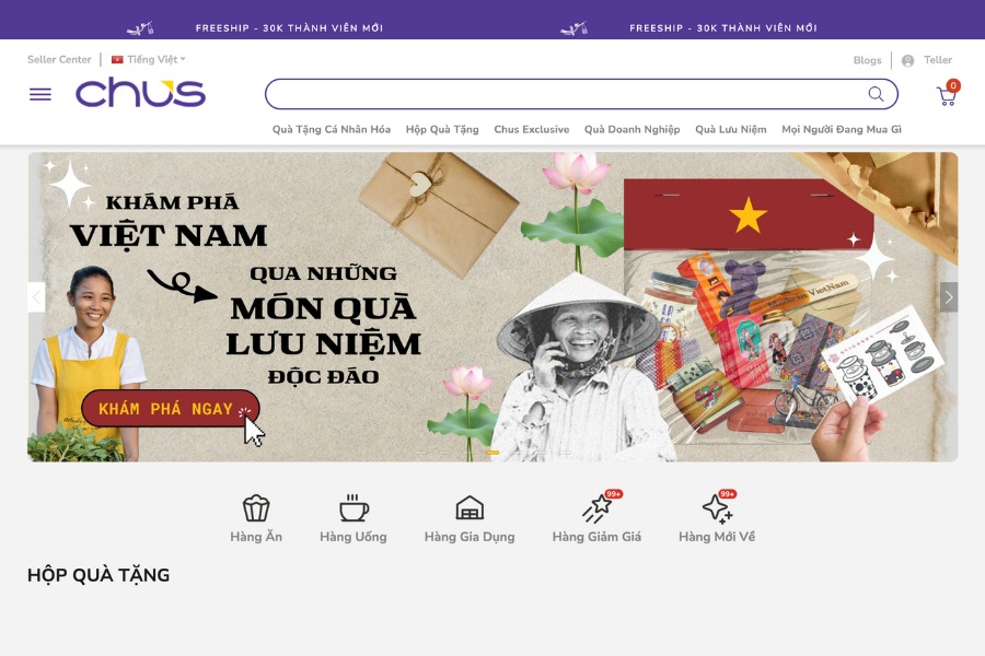 CHUS - nơi mỗi sản phẩm đều được tuyển chọn kỹ lưỡng với tình yêu văn hóa Việt
